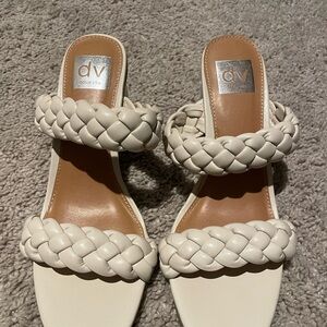Dolce Vita Women's Braided Sandals - White